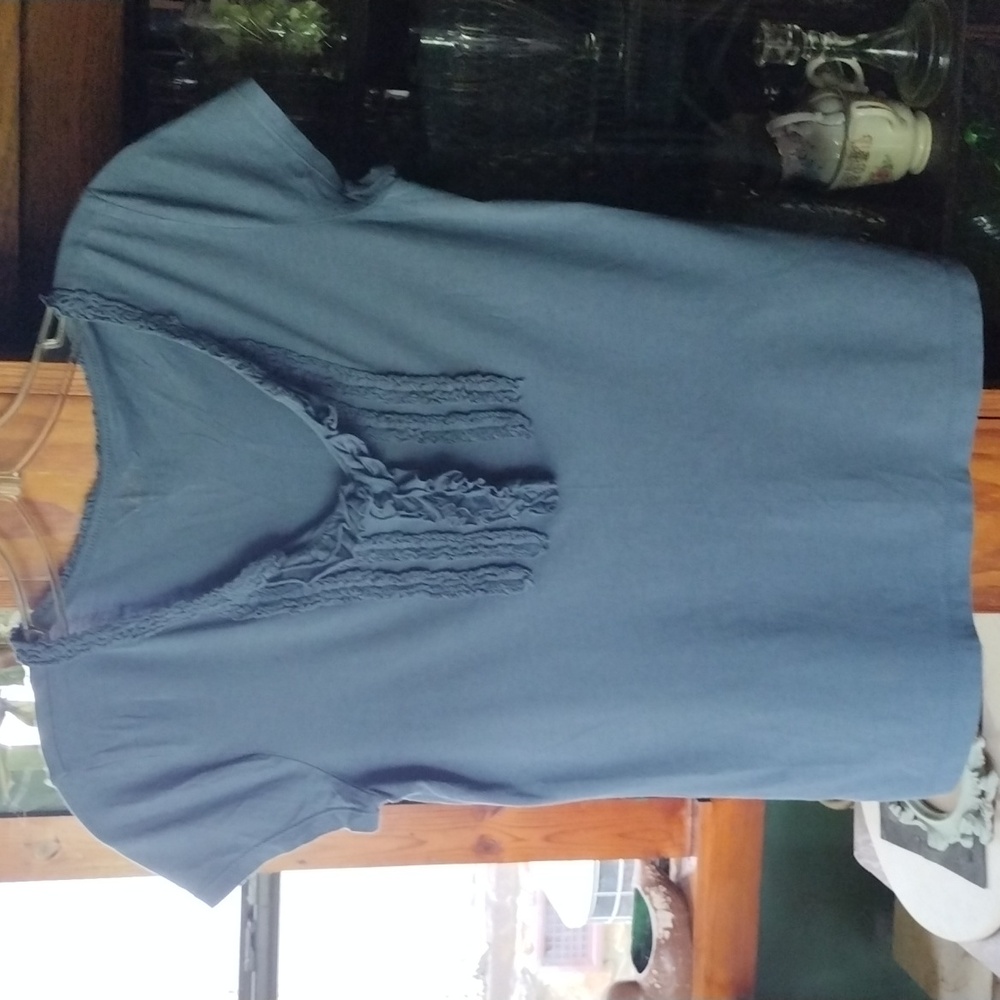 2  Loft Ruffly tops